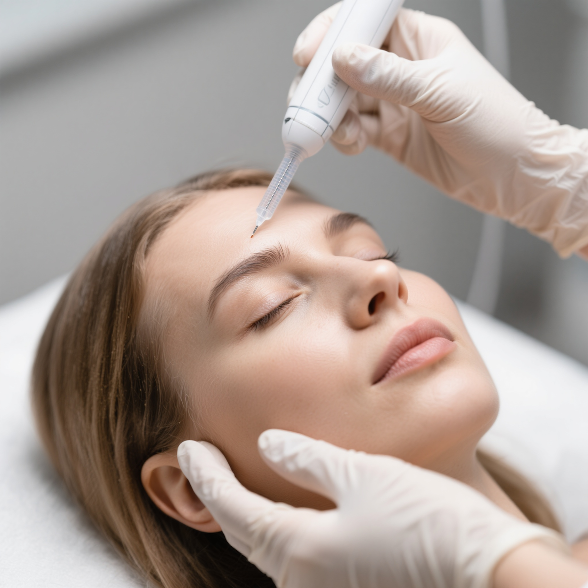 Professional cosmetic procedure with expert care